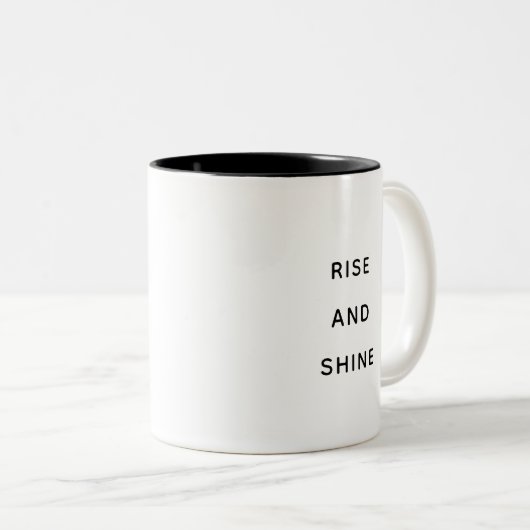 Rise and Shine Inspirational Coffee Mug Gift (Devant droit)