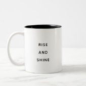 Rise and Shine Inspirational Coffee Mug Gift (Gauche)