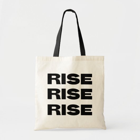 RISE CANVAS TAS (Voorkant)