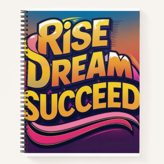 Rise Dream Succesvol Notitieboek (Voorkant)