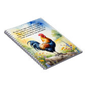 Rise en Shine Rooster Notitieboek (Rechterzijde)