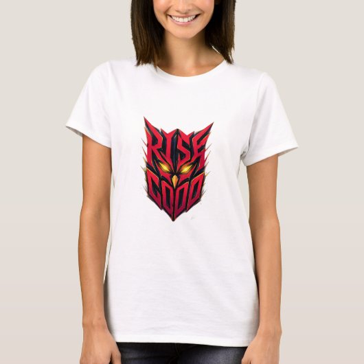 Rise God Owl Masque T-Shirt (Devant)