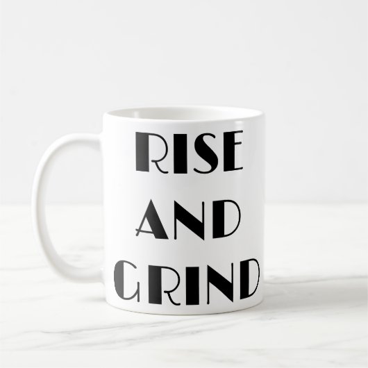 Rise & Grind Koffiemok (Links)