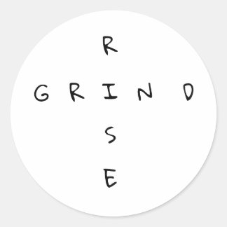 RISE GRIND RONDE STICKER