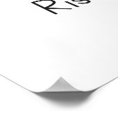 Rise Grind Shine – Motivatie Poster (Hoek)