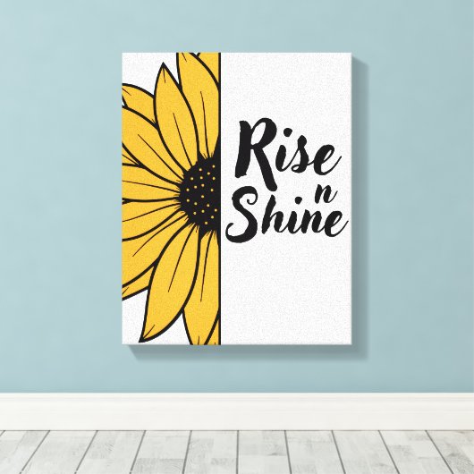 Rise in Shine Canvas Afdruk (Insitu (Houten vloer))