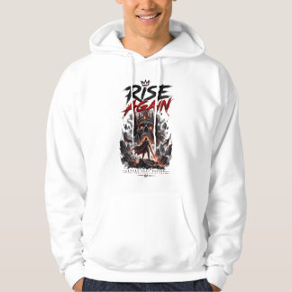 RISE Inspirerende Motivatie Kracht Krijger Hoodie