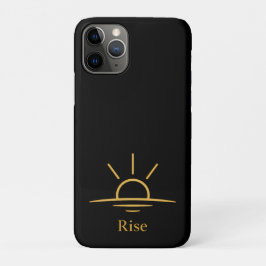 Rise — Minimalist Sunrise iPhone 11 Pro Hoesje