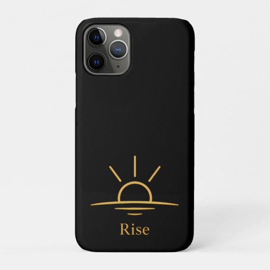 Rise — Minimalist Sunrise Case-Mate iPhone Case (Achterkant)