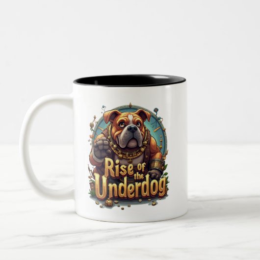Rise of the Underdog Mug – Motivational Coffee Mug (Gauche)
