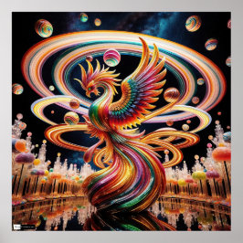 "Rise" - Phonenix Candyland Poster