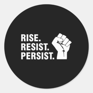 Rise Resist persisteren Ronde Sticker