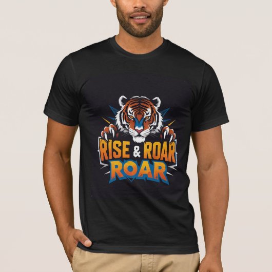 Rise & Roar – Tijger T-shirt (Voorkant)