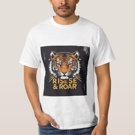 Rise & Roar – Tijger T-shirt (Voorkant)