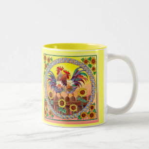 RISE & SHINE by SHARON SHARPE Tweekleurige Koffiemok