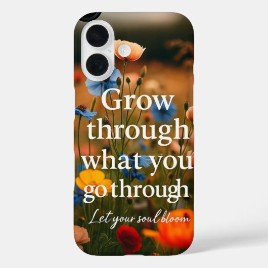"Rise & Shine" Motivational Quote iPhone Cover  (Achterkant)