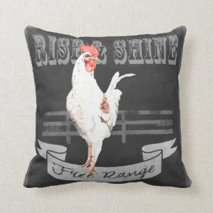 Rise & Shine Rooster Kussen