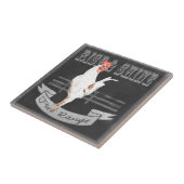 Rise & Shine Rooster Tegeltje (Zijkant)