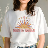 Rise & Smile Retro Boho Sun Tri-Blend Shirt
