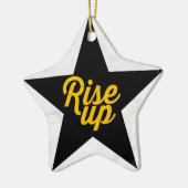 Rise Up Hamilton Keramisch Ornament (Links)