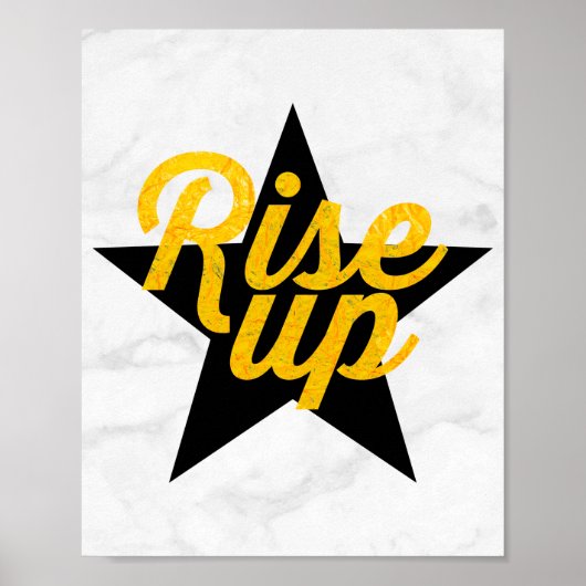 Rise Up Hamilton Poster (Voorkant)