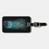 "Rise Up" Skull & Smoke Graphic Bagagelabel (Voorkant horizontaal)