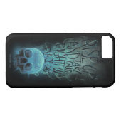 "Rise Up" Skull & Smoke Graphic Case-Mate iPhone Case (Achterkant (Horizontaal))