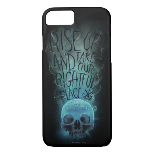 "Rise Up" Skull & Smoke Graphic Case-Mate iPhone Case (Achterkant)