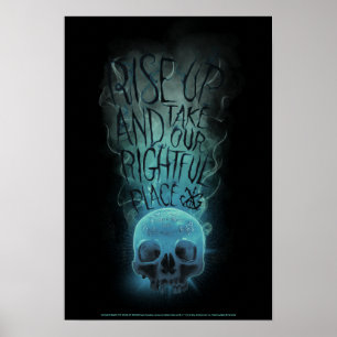"Rise Up" Skull & Smoke Graphic Poster