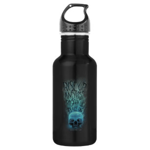 "Rise Up" Skull & Smoke Graphic Waterfles