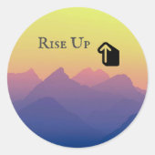 Rise Up Sticker Decal (Voorkant)