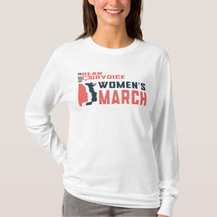 Rise Up Women's March Kleding en kunst T-shirt