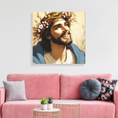 Risen, de zoon canvas afdruk (Insitu (Woonkamer))