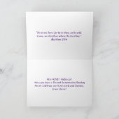 RISEN Easter Card Feestdagen Kaart (Binnen)