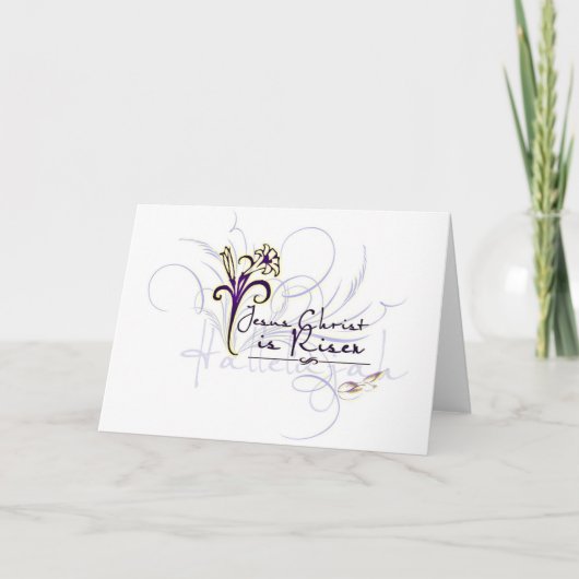 Risen Feestdagen Kaart (Voorkant)