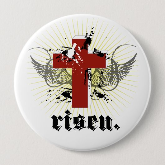 risen ronde button 4,0 cm (Voorkant)