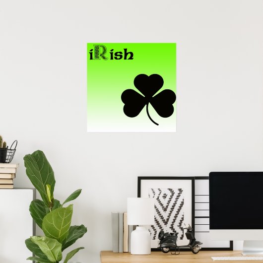 Rish Shamrock Poster (Thuiskantoor)
