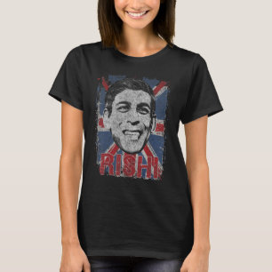 Rishi Sunak  Indiase Britse Premier Stencil T-shirt