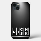 Risico om rijk te zijn Case-Mate iPhone case (Achterkant)