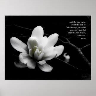 Risico voor Bloom Poster