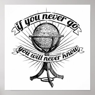 Risico's nemen poster