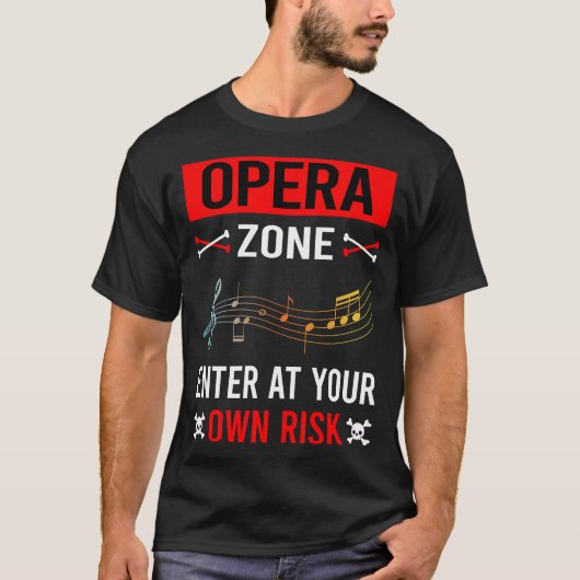 Risicozone Opera T-shirt (Voorkant)