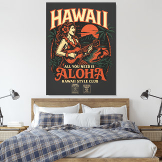 "Rising ALOHA" Debut Album Canvas Afdruk