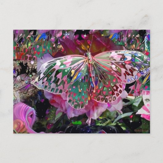 Rising Dawn Butterfly Briefkaart (Voorkant)