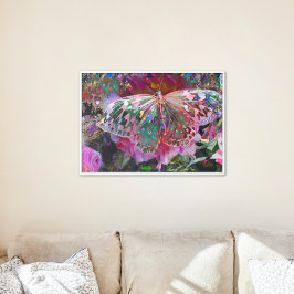 Rising Dawn Butterfly Canvas Afdruk