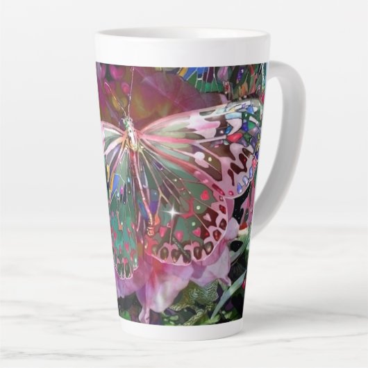 Rising Dawn Butterfly Latte Mok (Rechterhoek)