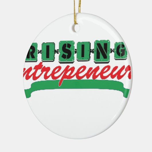RISING ENTREPRENEUR KERAMISCH ORNAMENT (Links)