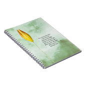 Rising Flower Bud Journal Jeremiah Écriture (Côté Droit)