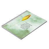 Rising Flower Bud Journal Jeremiah Écriture (Côté gauche)