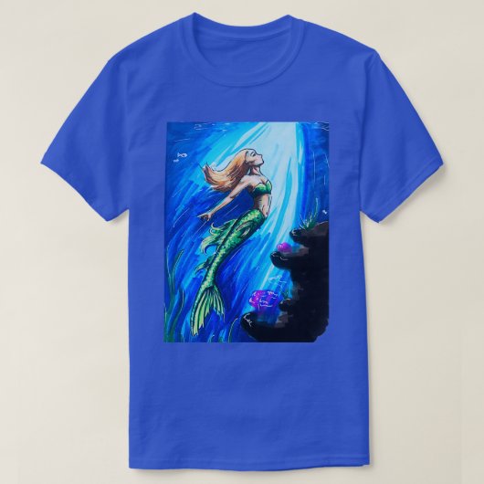 Rising Mermaid T-shirt (Design voorkant)